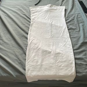 White off-shoulder dress